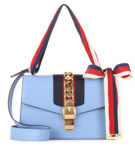 gucci sylvie blue|gucci sylvie bag price.